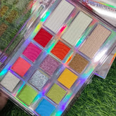 15 Colors Dream Star Eyeshadow and Highlighter Kit - Romantic Color